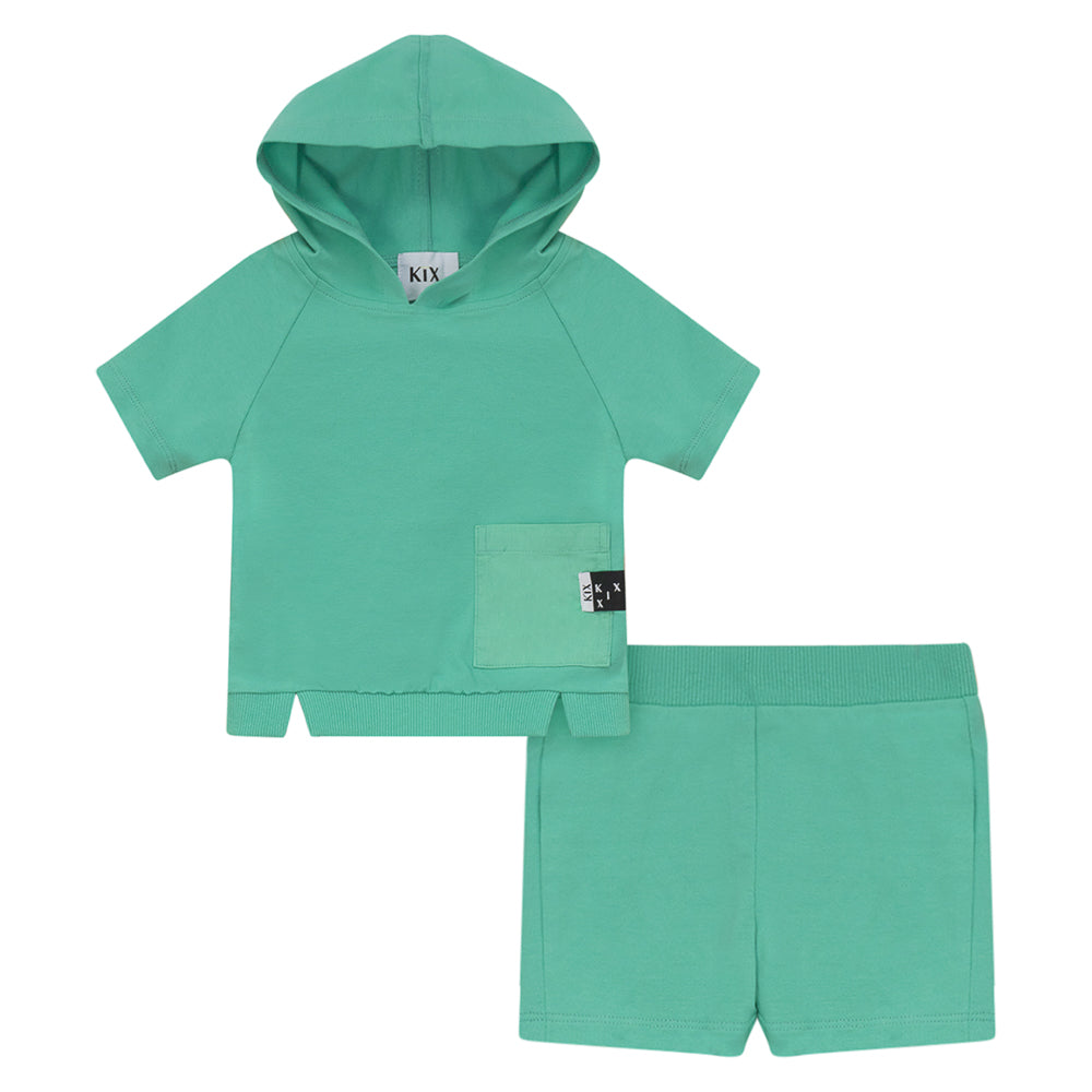 K5700-HOODED SET-SUMMER GREEN