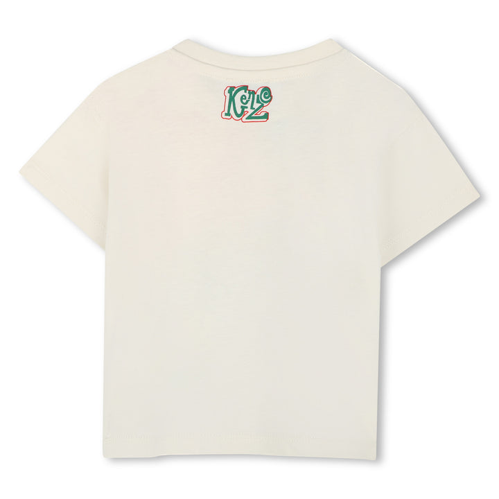 K60976-TODD BOY SS TEE W/ OVERSIZED MULTI LOGO-SAND