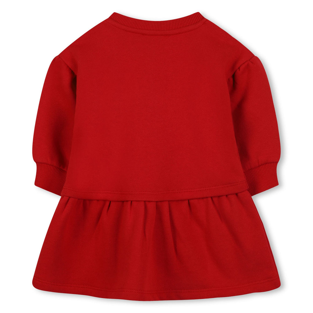 K61273-SWEATSHIRT DRESS-DARK RED