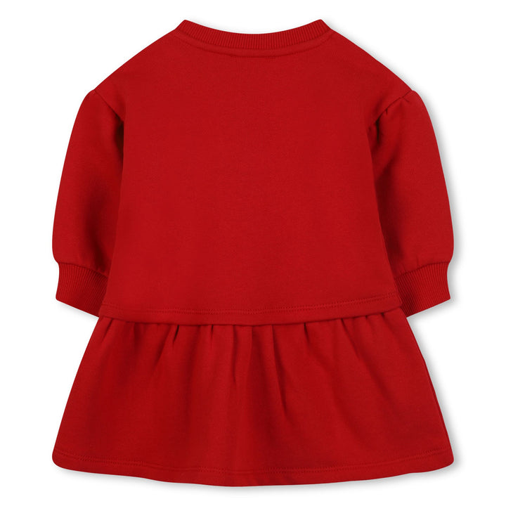 K61273-SWEATSHIRT DRESS-DARK RED