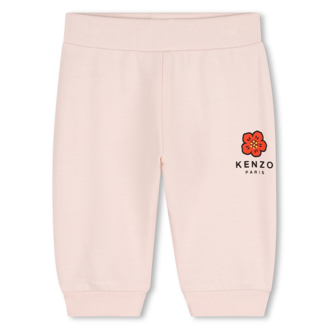 K62066 APRICOT T-SHIRT + CARDIGAN + TROUSERS SET. T-SHIRT IN INTERLOCK