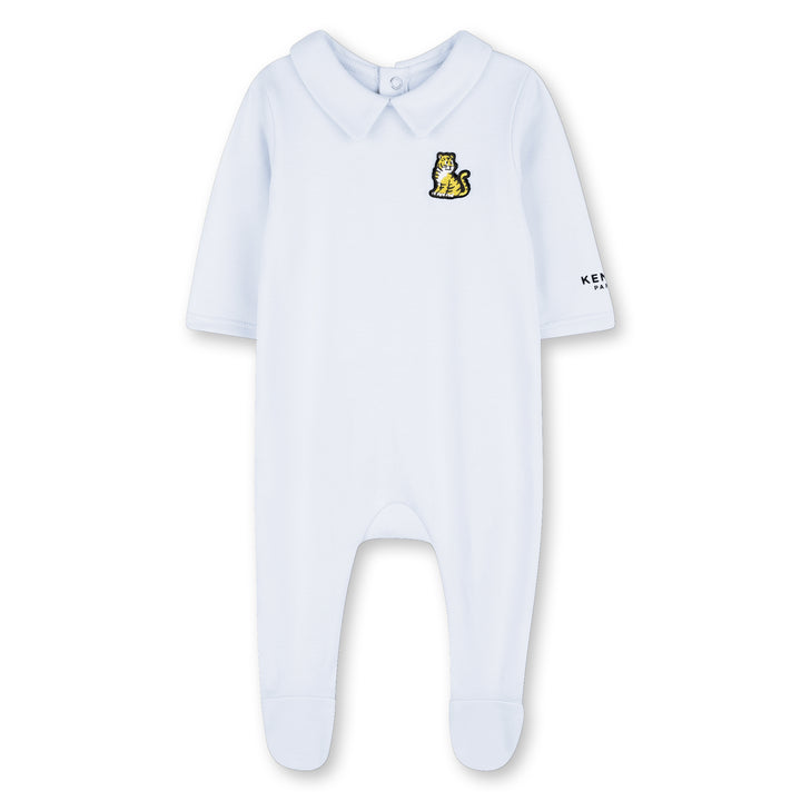 K62067 PALE BLUE SET OF TWO PYJAMAS IN INTERLOCK