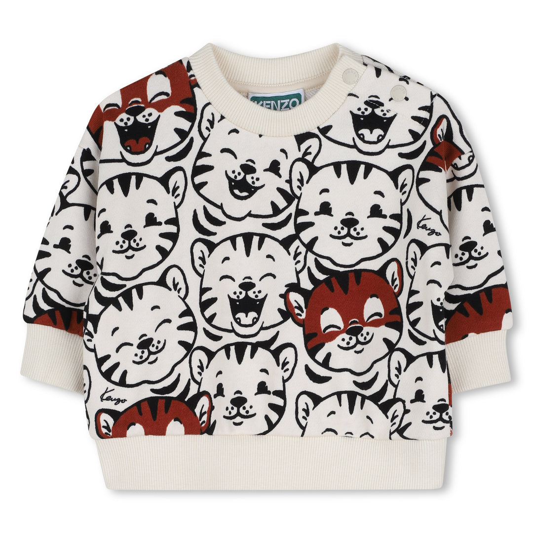 K62137 SAND UNBRUSHED FLEECE SWEATSHIRT