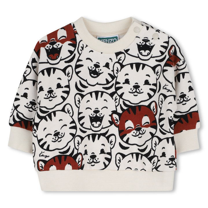 K62137 SAND UNBRUSHED FLEECE SWEATSHIRT