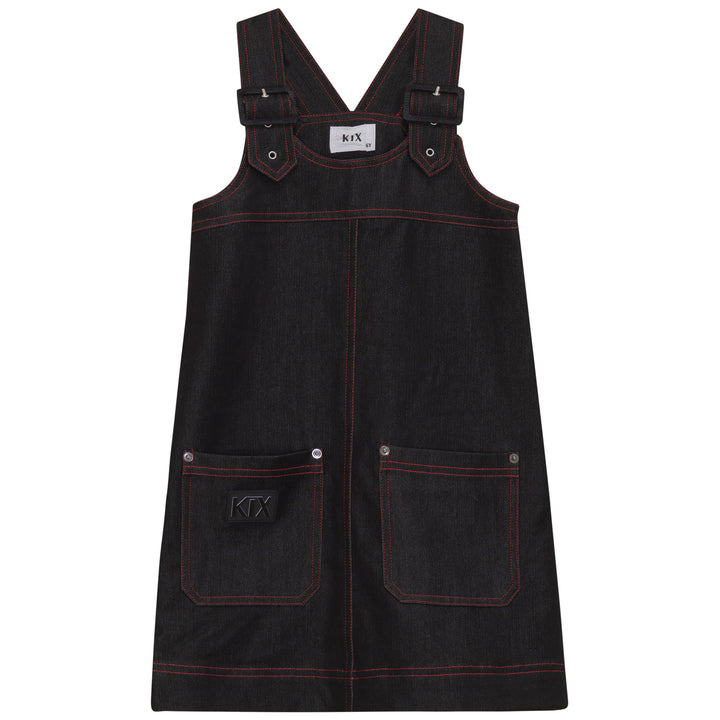 K6418-DENIM STITCHED JUMPER-BLACK DENIM