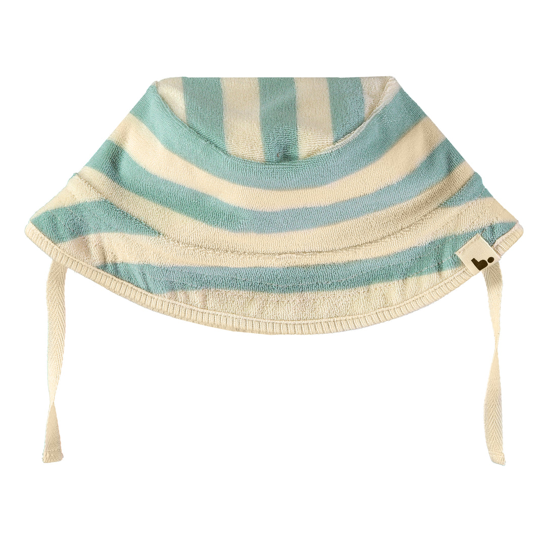 SUMMER HAT-Stripes Aqua