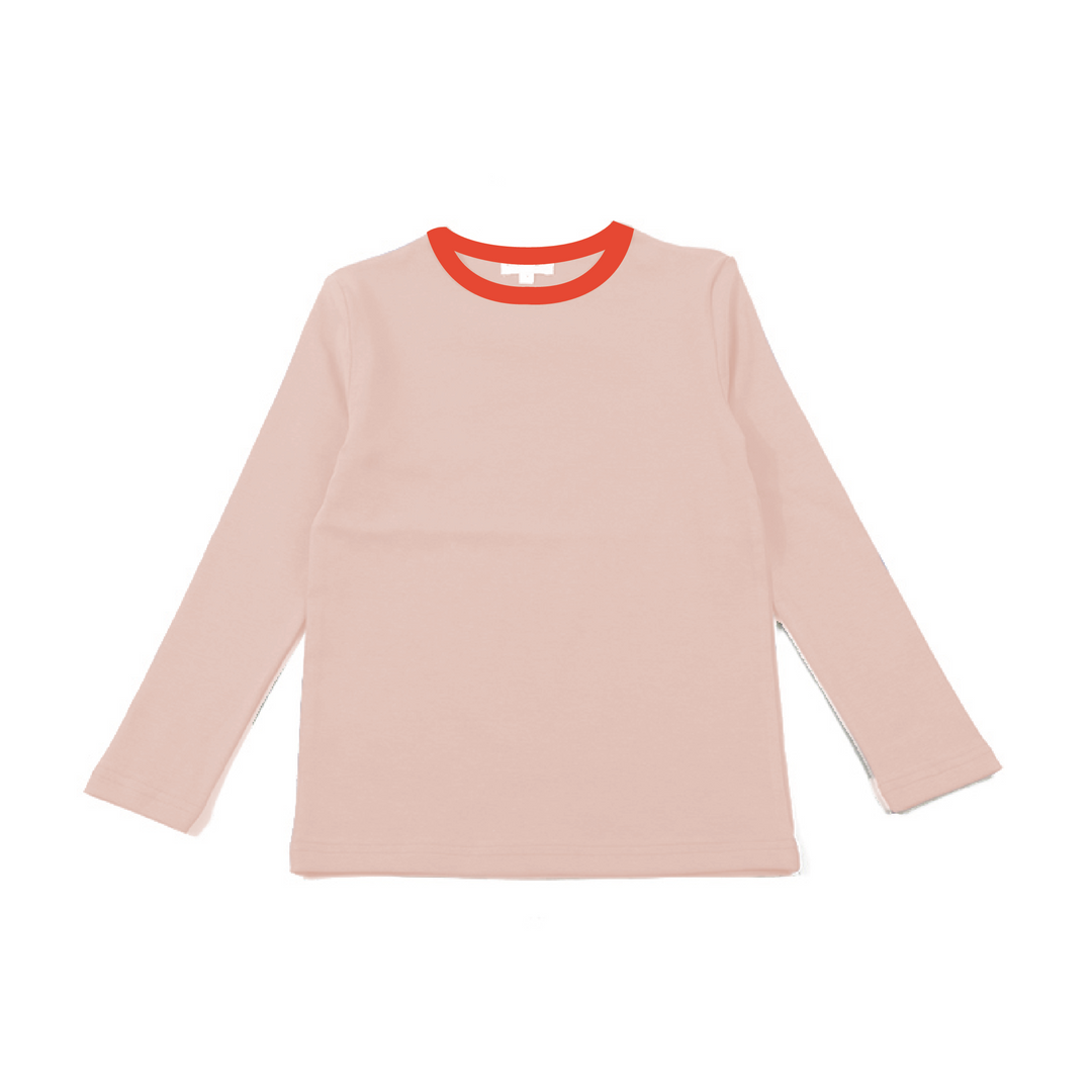 L111-COLORBLOCK PINK TEE