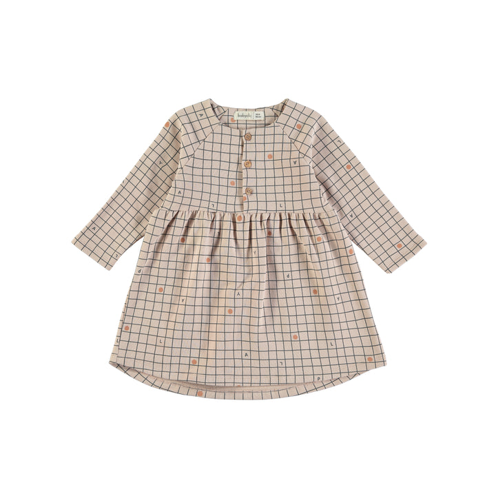 Dresses-Checks nude