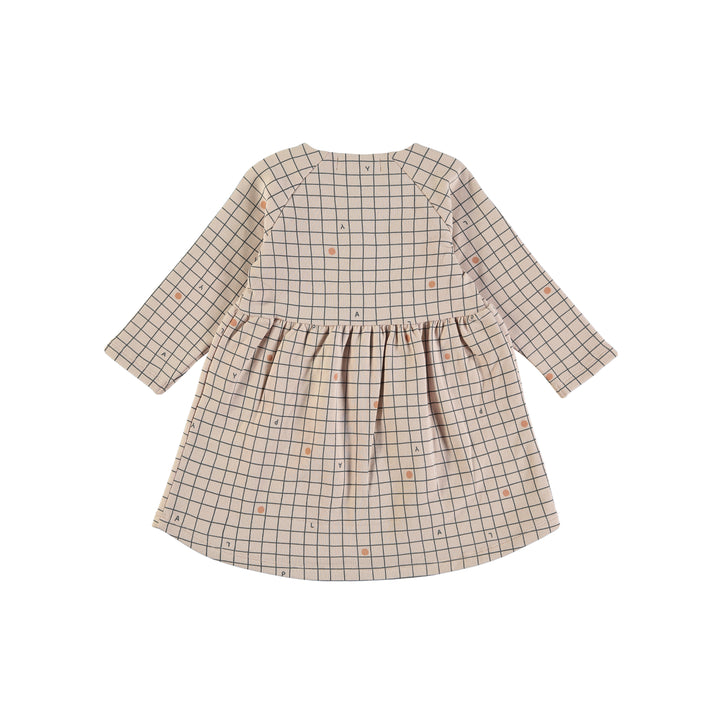 Dresses-Checks nude