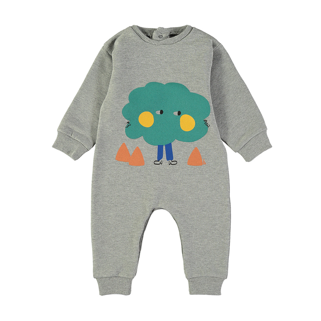 ONEPIECE - FUNNY TREE MELANGE GREY