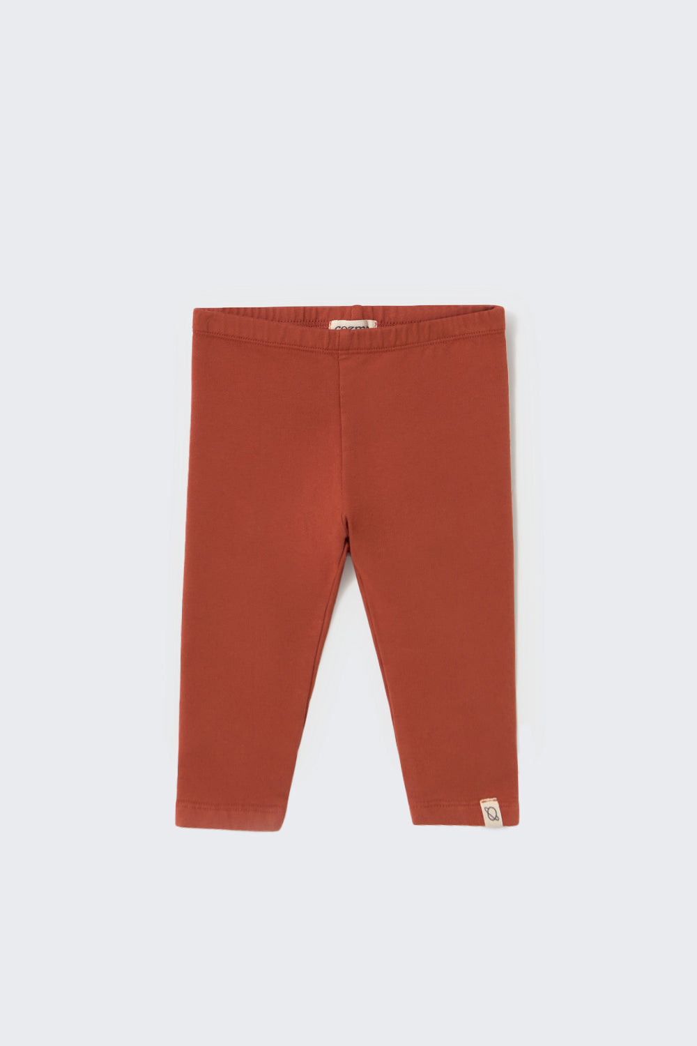 LEGGING234W6 ELASTIC FLEECE BABY LEGGINGS - GINGER