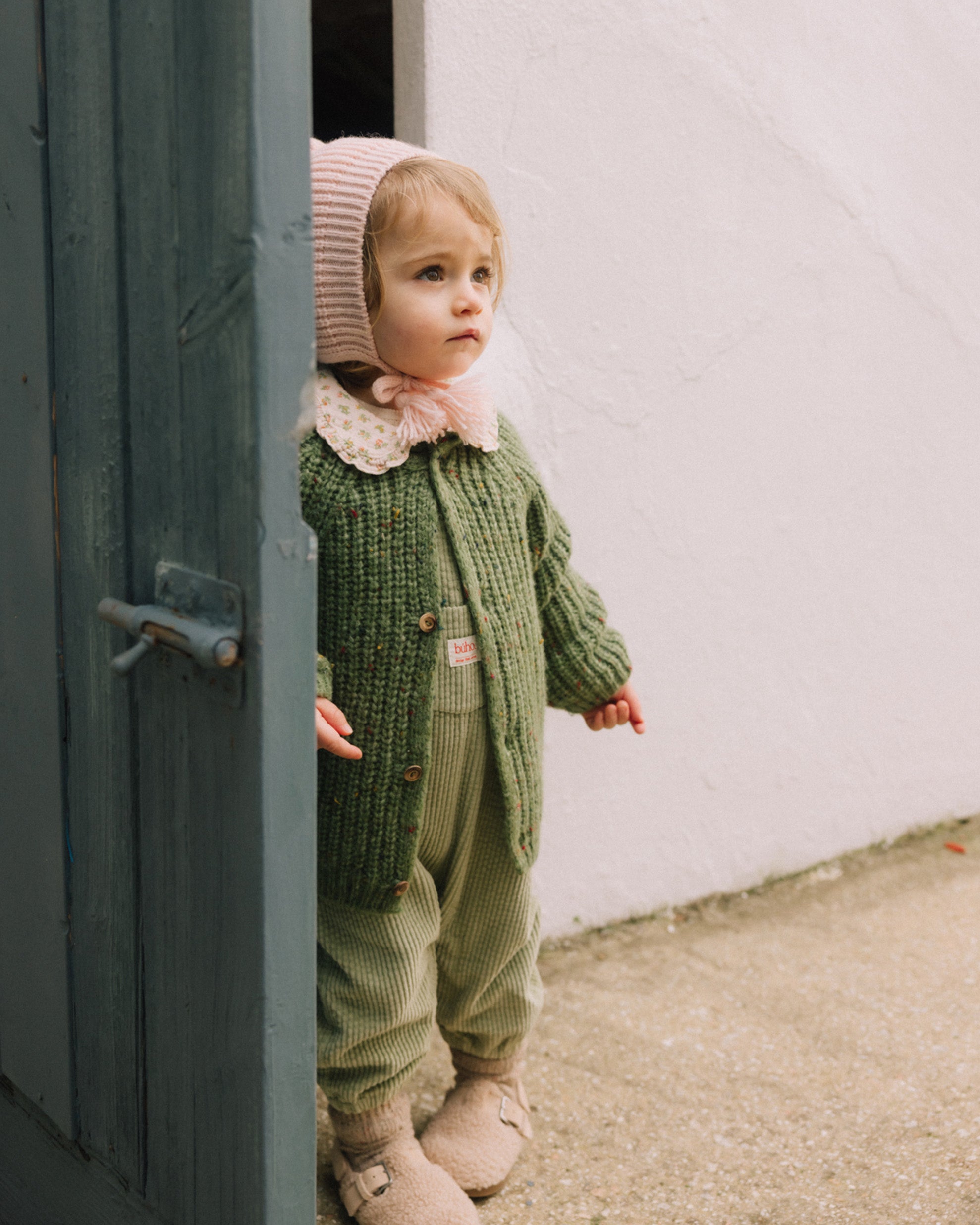 269 BB BOTONATO CARDIGAN - GREEN TEA – whoopikids
