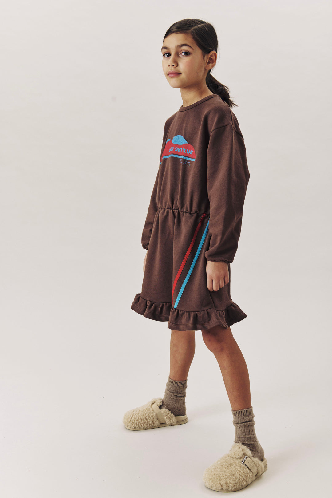 GD06 PISTE DRESS -  FONDUE FUDGE