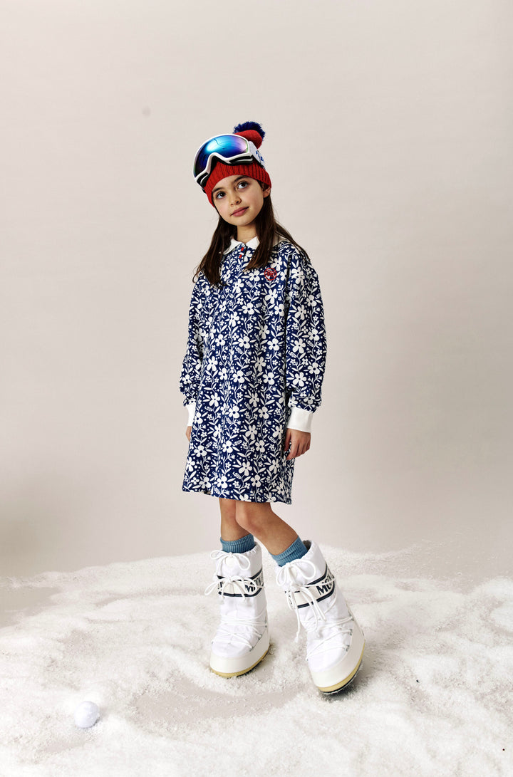 GD02 ALPS POLO DRESS - FLOWER AOP