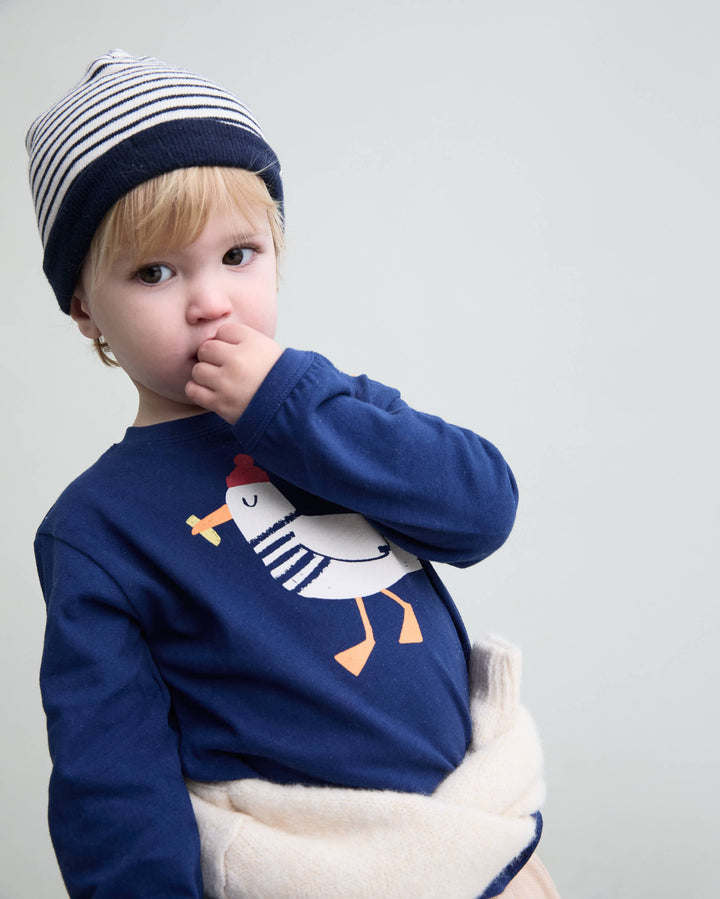 206 BB BIRD T-SHIRT - MARINE