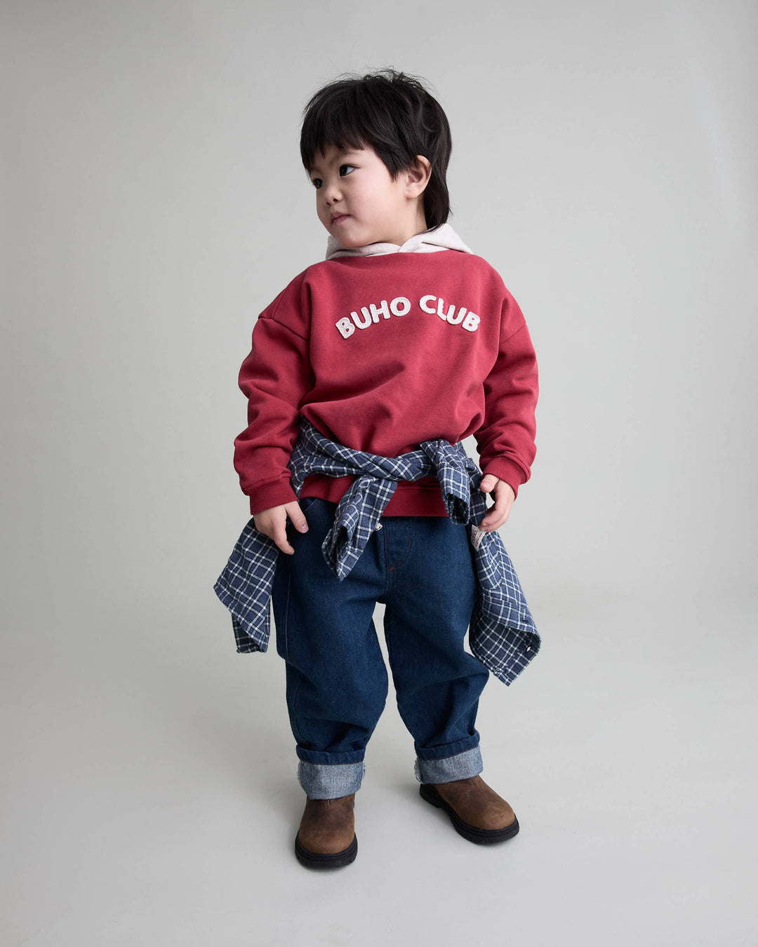 271 FLEECE HOODIE - CHERRY
