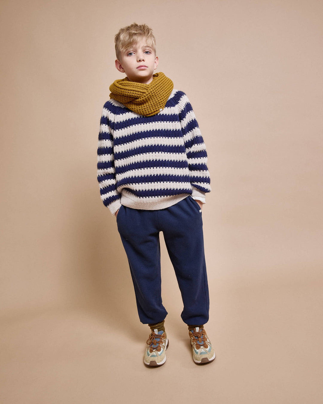 6025-STRIPES JUMPER-NAVY