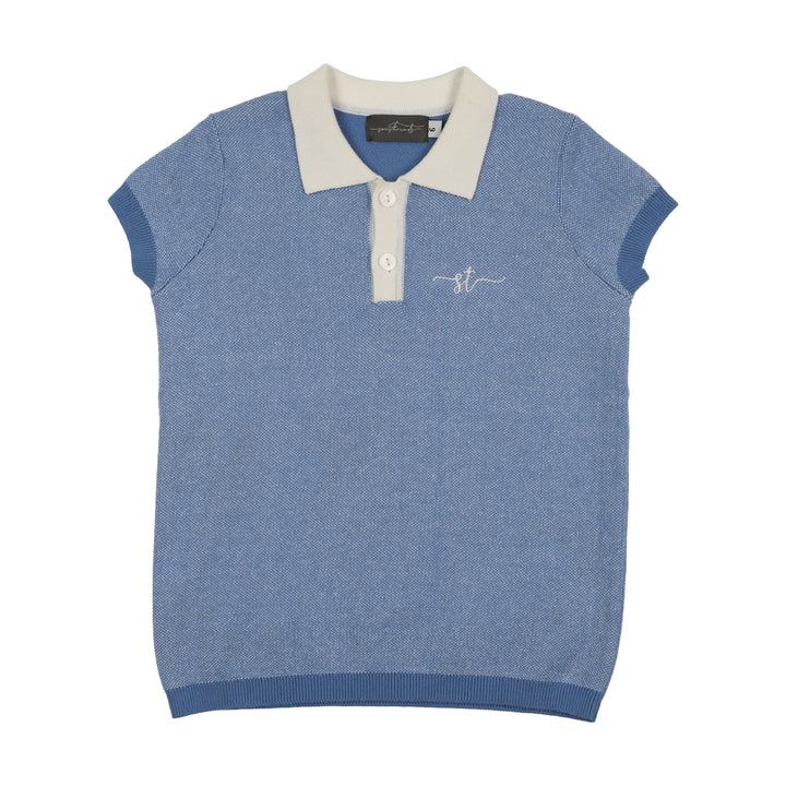 ST1917 LOUIS SWEATER - MEDIUM BLUE