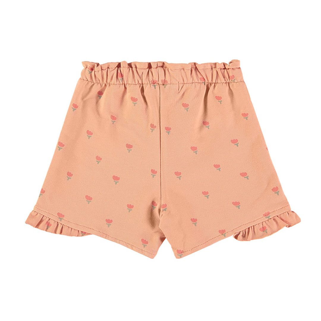 SHORTS - POPPIES APRICOT