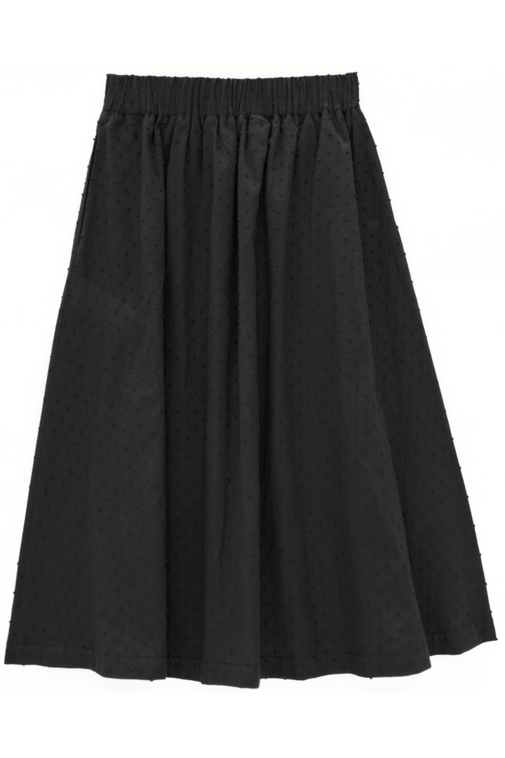 LUCIANA SKIRT-BLACK FRECKLES