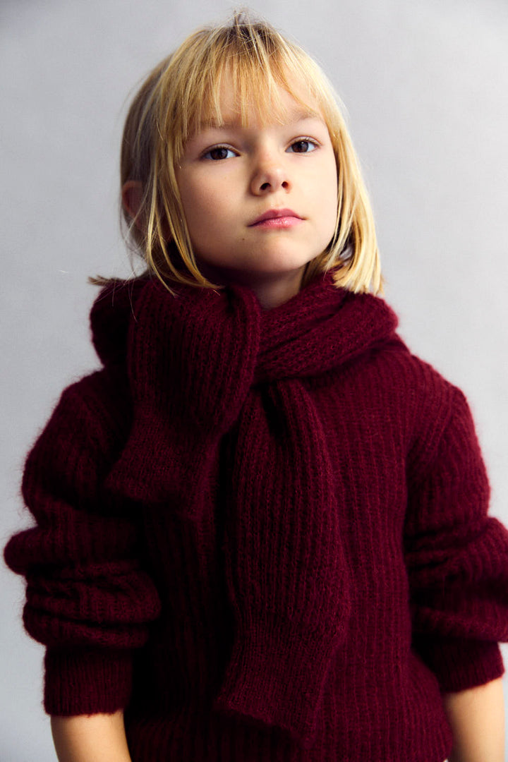 Lina Cardigan-Plum Fantasy