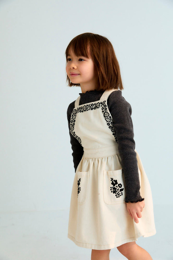 Tamara Special Apron-Moonlight White