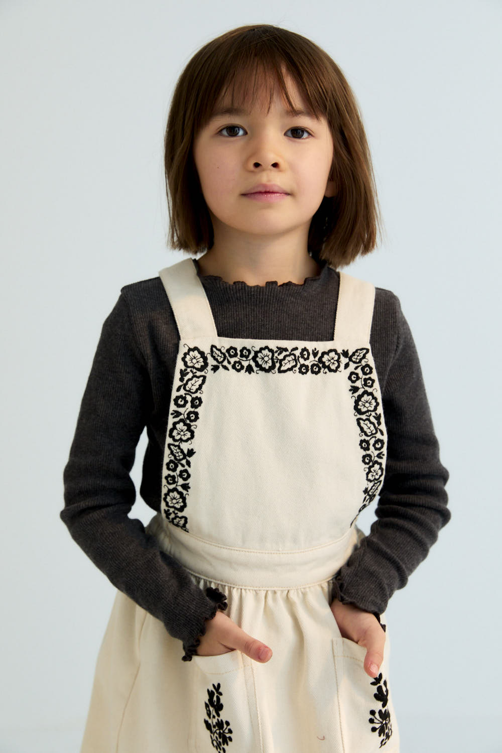 Tamara Special Apron-Moonlight White