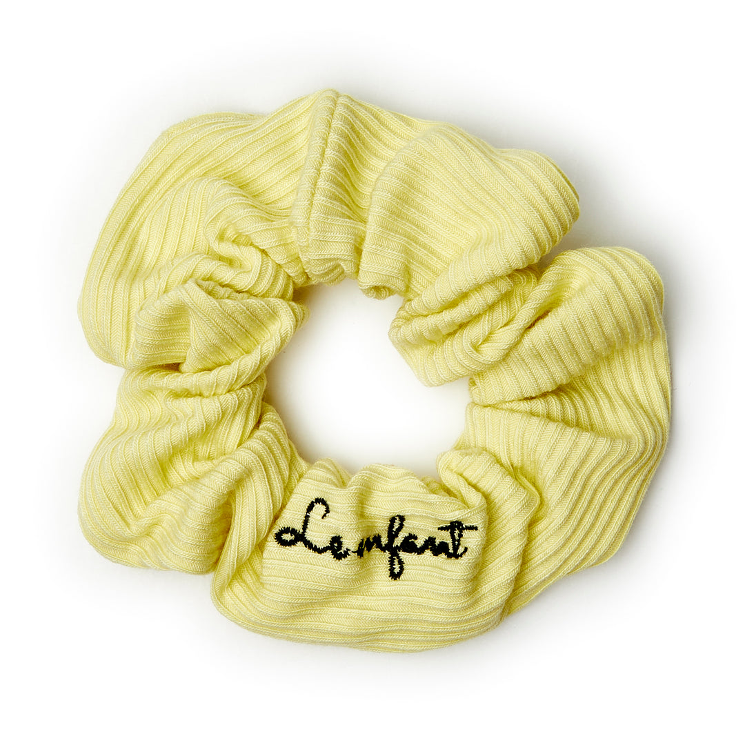 Le Enfant-Ribbed Scrunchies-Yellow