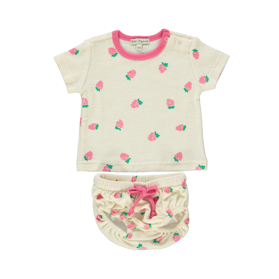 LOLLA BABY SET-Raspberry Terry