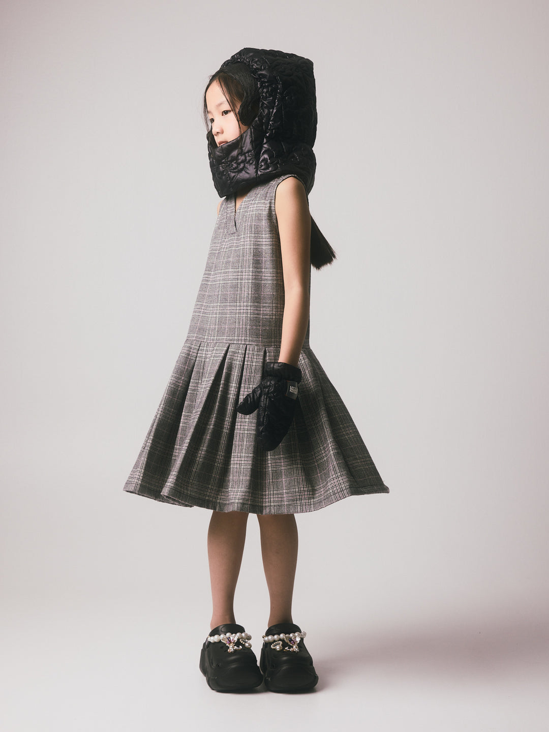 K032 190-3020 Harpa Pleated Dress - Plaid