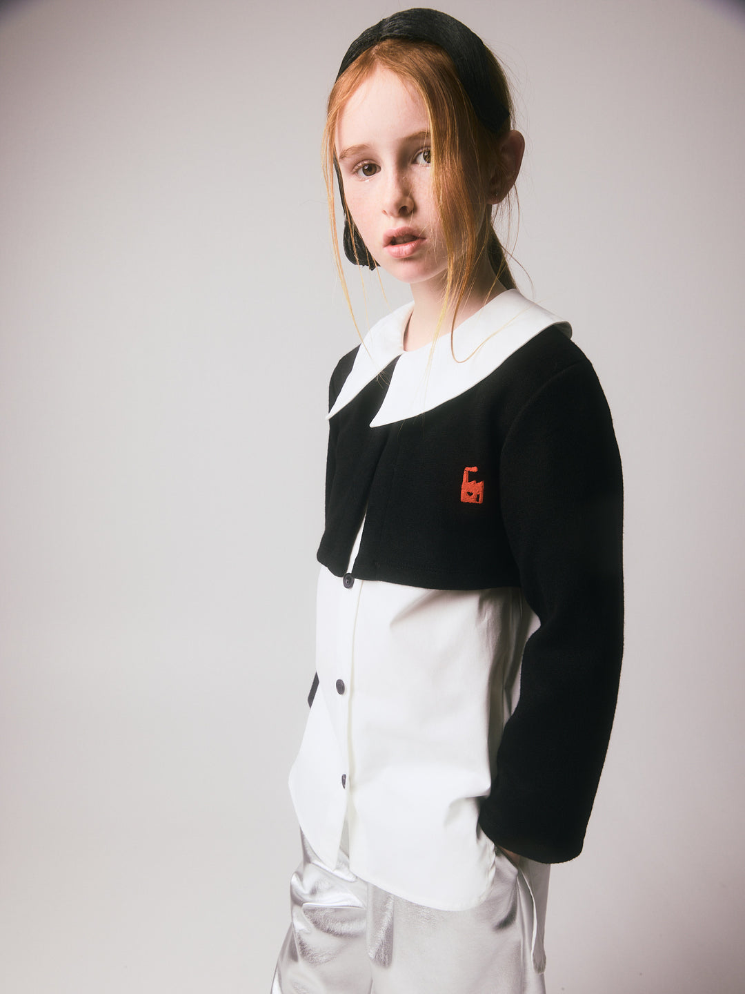 K043A 190-6003 Mia Collar Shirt - White