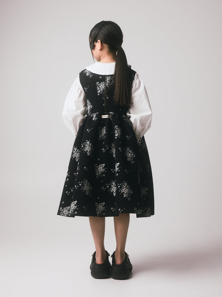 K028B 190-3016 Rosa Dress - Black & White
