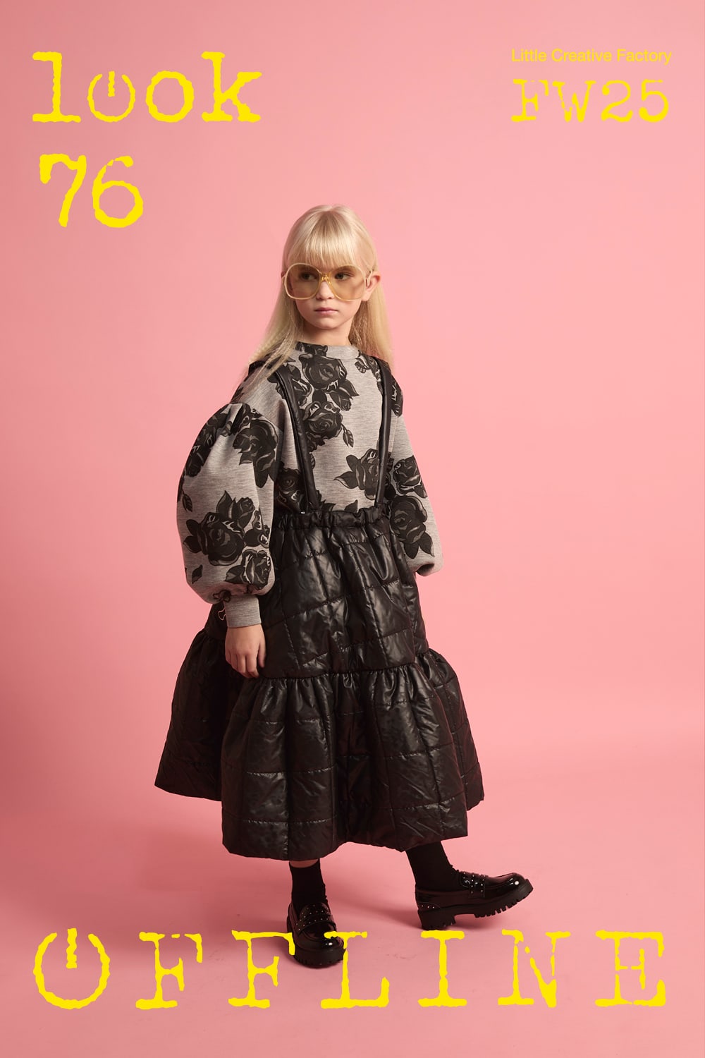 Wind Dungaree Skirt-Black