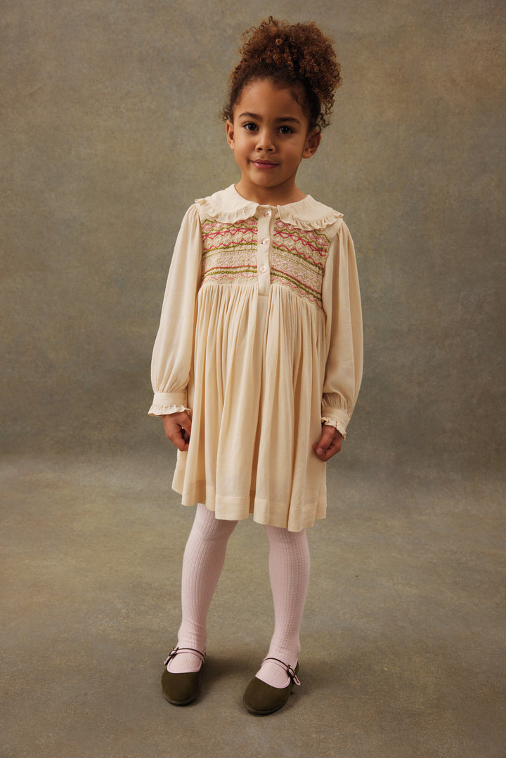 DRESS NOOR-CREAM