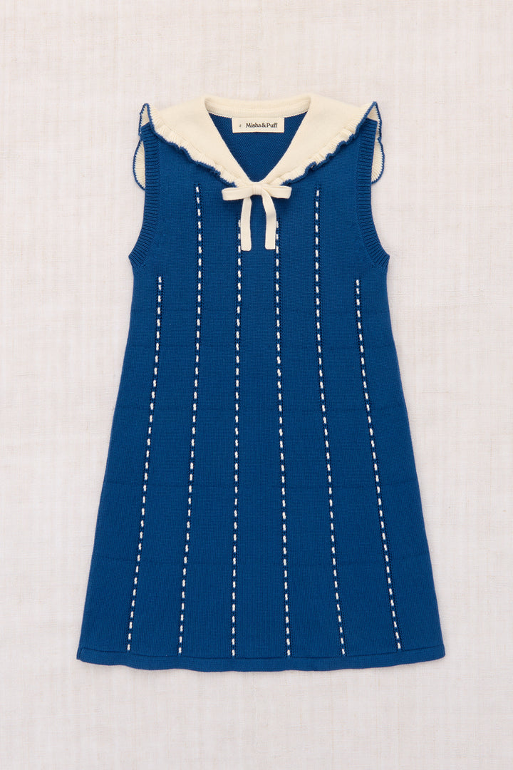 LUCILLE DRESS-BLUE RIBBON