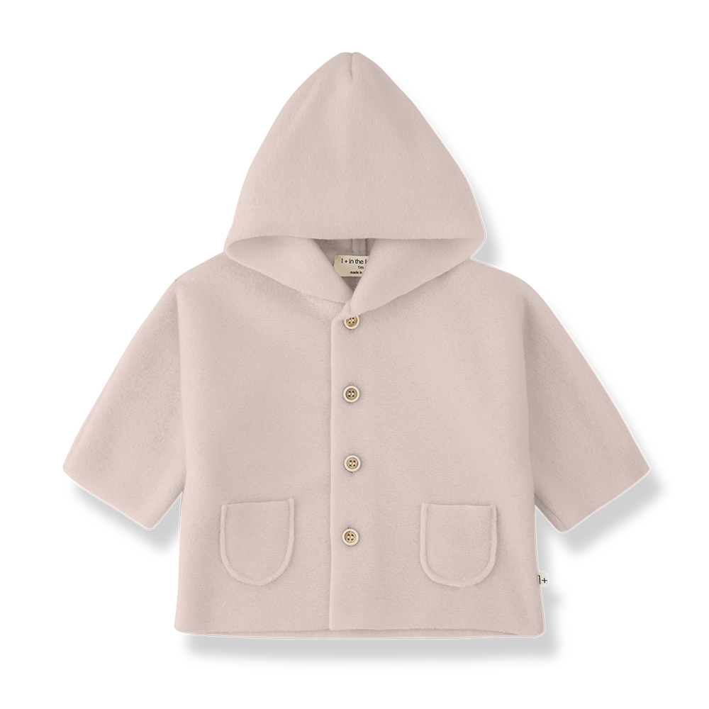 MENTON HOODED JACKET - NUDE