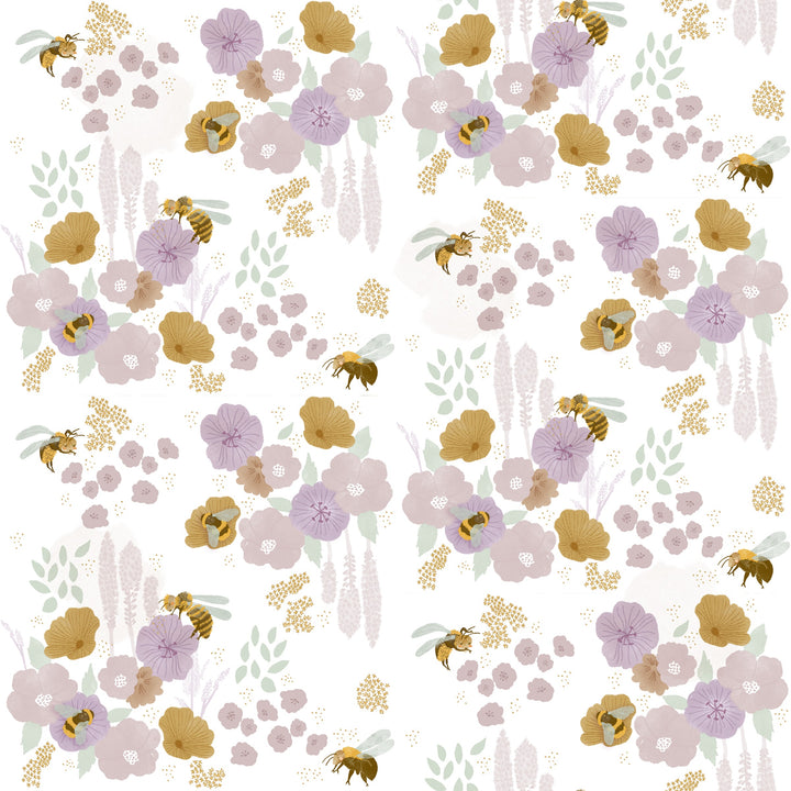1309-Flower Bees Cross Over Dress