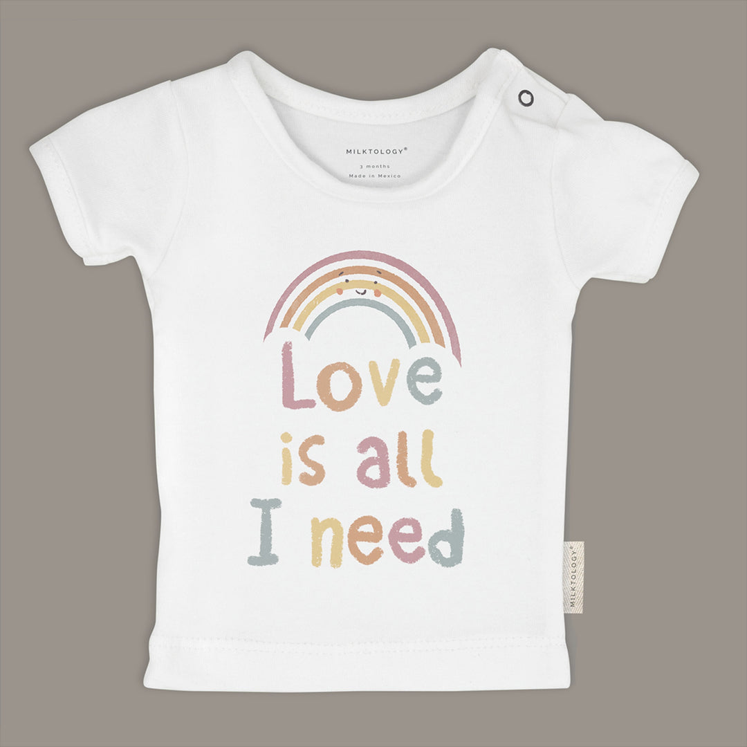 1366-Happy Rainbows T-shirt