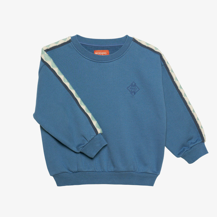 NICO SWEATSHIRT OVERSIZE BALOON FIT-SHADOW BLUE