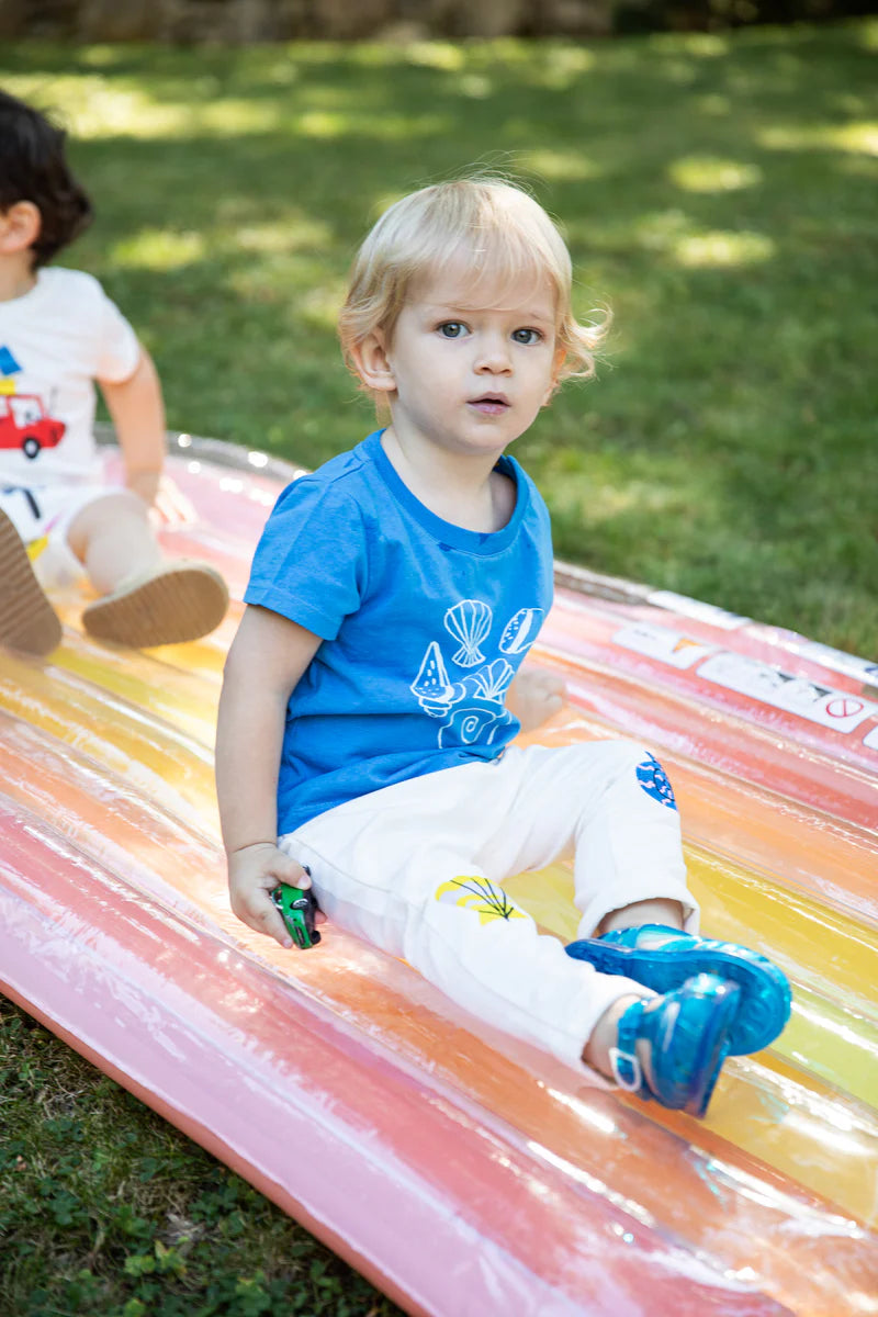 SEA SHELLS T-SHIRT-French Blue-French Blue