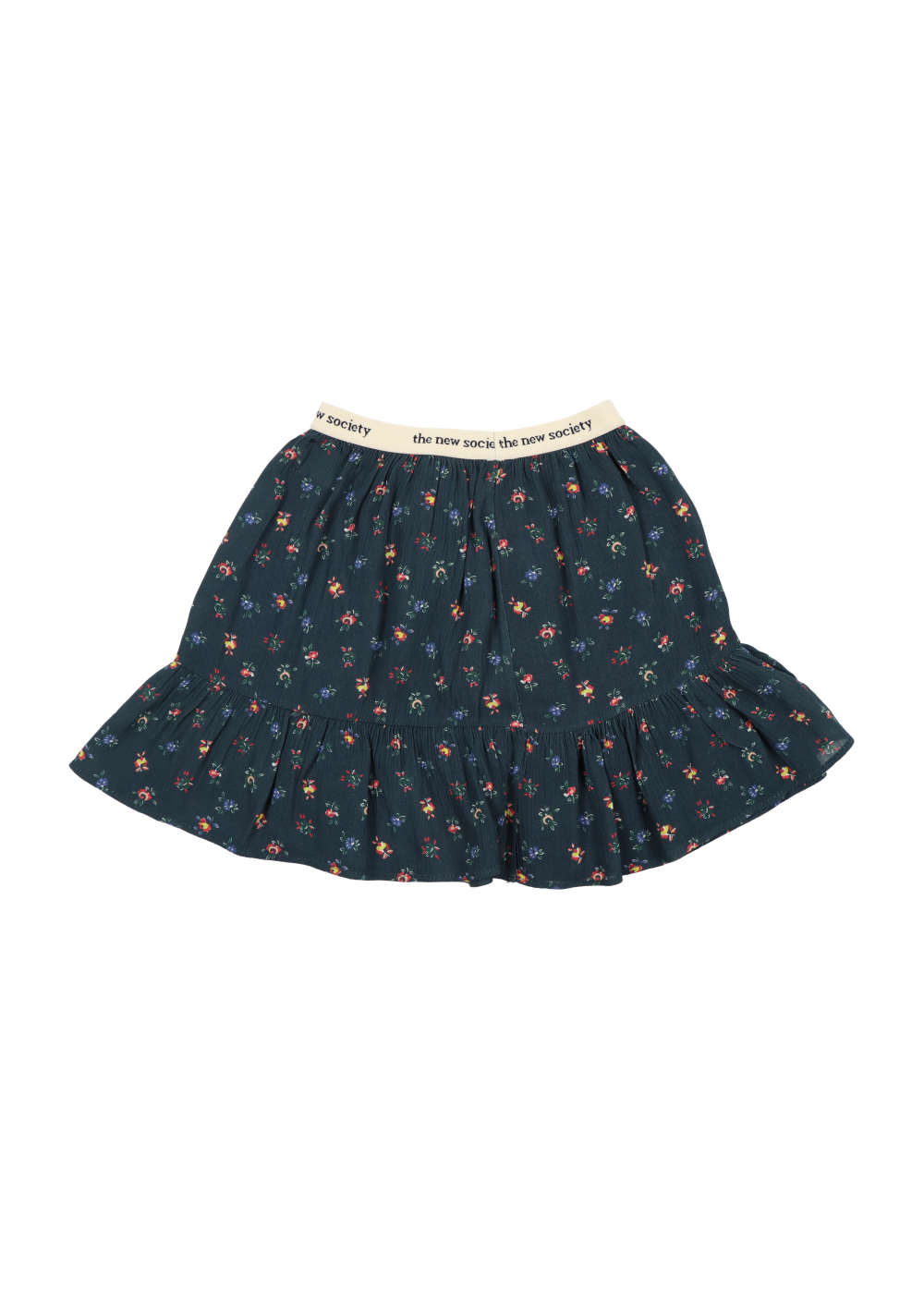 MOON SKIRT-Mini Blossom/Midnight Blue