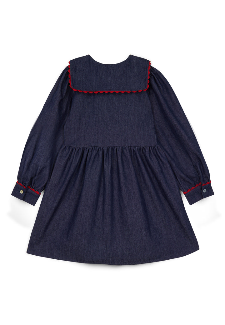 CECILIA DENIM DRESS-DENIM (BLUE)