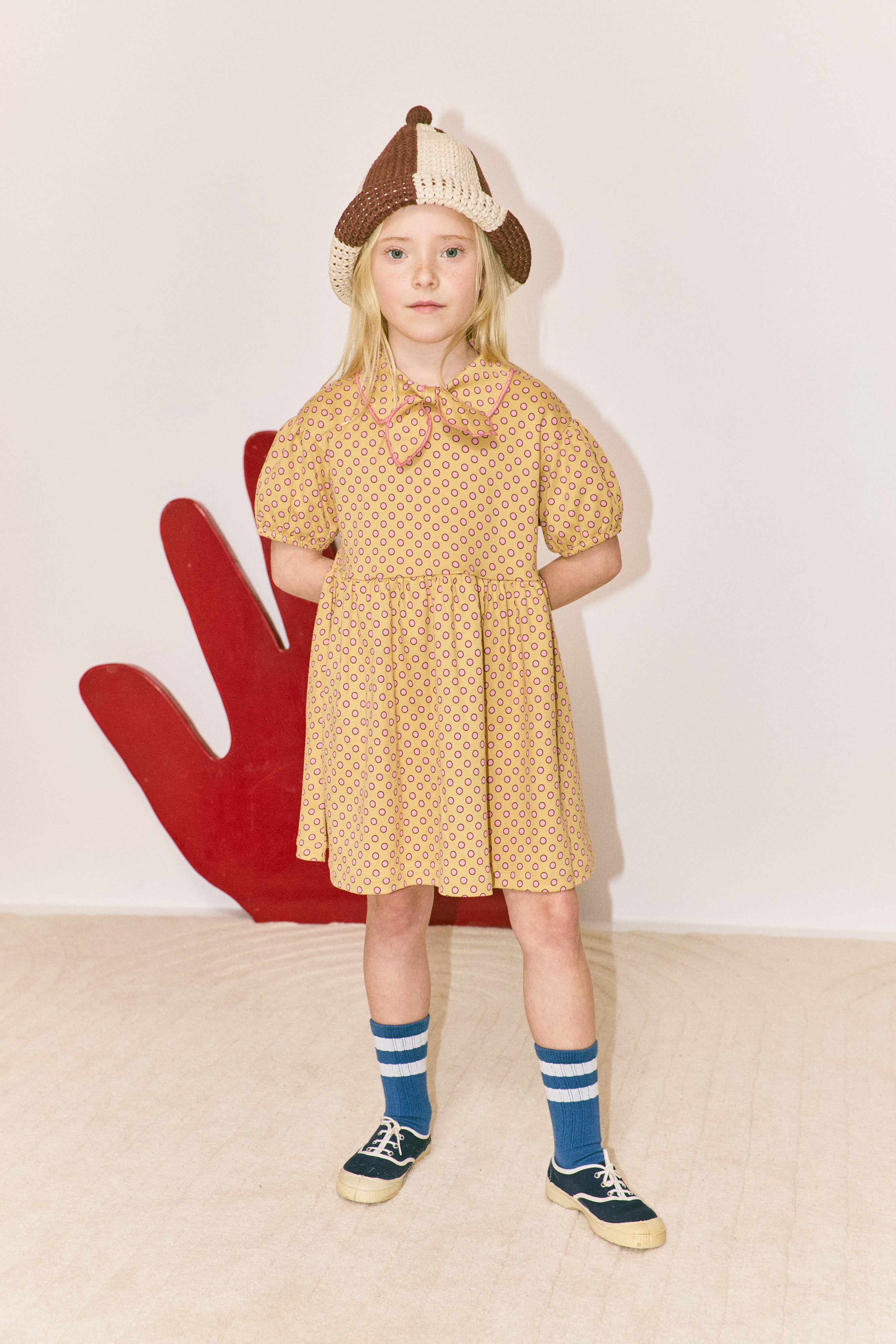 JUNIOR SCOUT DRESS-ROOT BEN-DAY DOTS – whoopikids