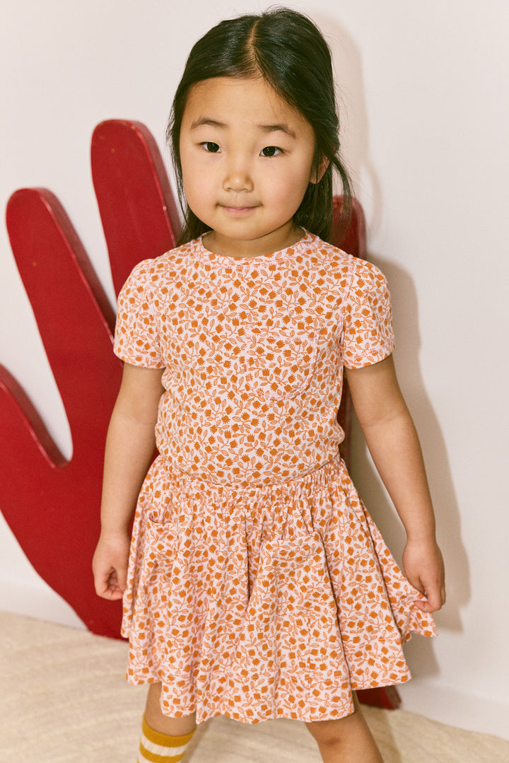 CIRCLE SKIRT-AURA LISSE FIELDS