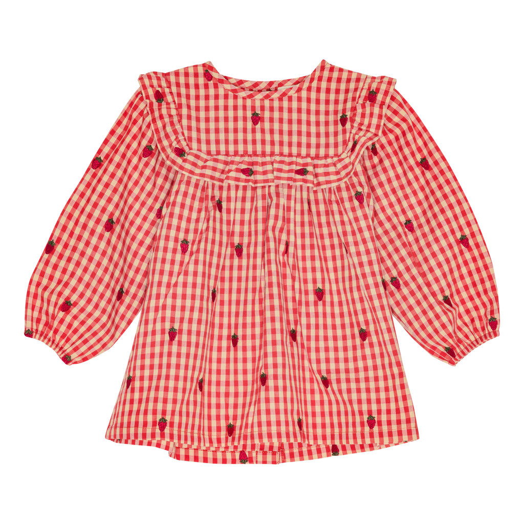 F10441-MOLLY LS DRESS-Berry Gingham – whoopikids