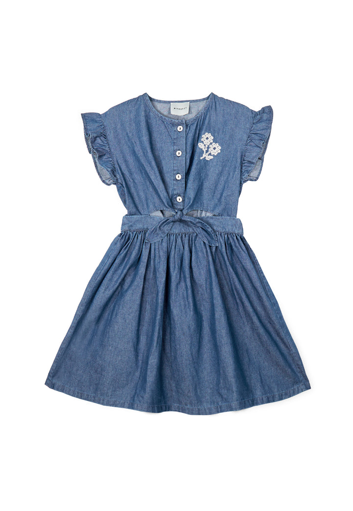 AMELIE DENIM DRESS - DENIM BLUE
