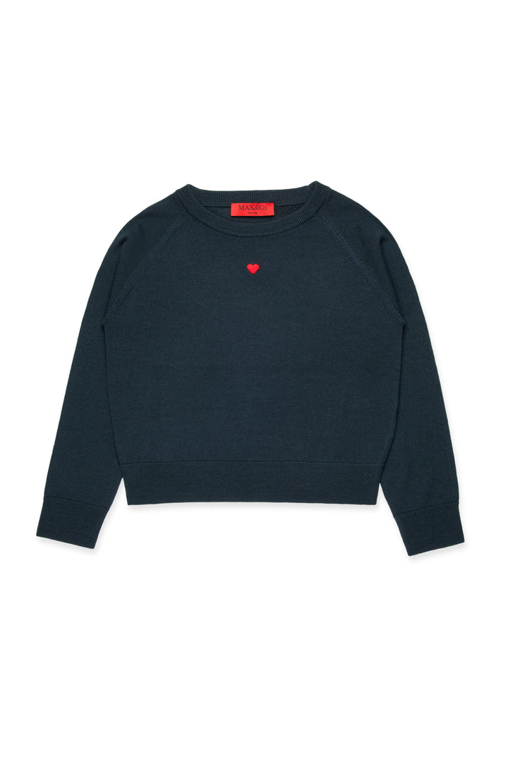MX0003 MX004-GIRLS WOOL SWEATER W HEART EMBROIDERY-MX951