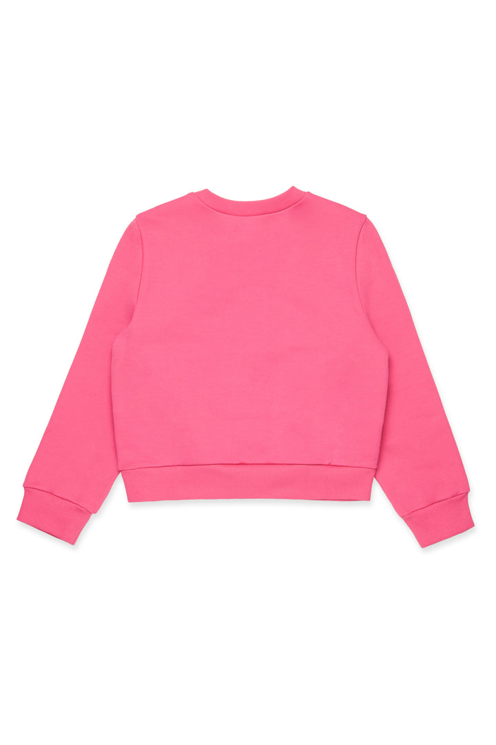 MX0037 MX056-MAXS3F GIRLS SWEATSHIRT W/ SQUARE LOGO-MX30B PINK NAVY