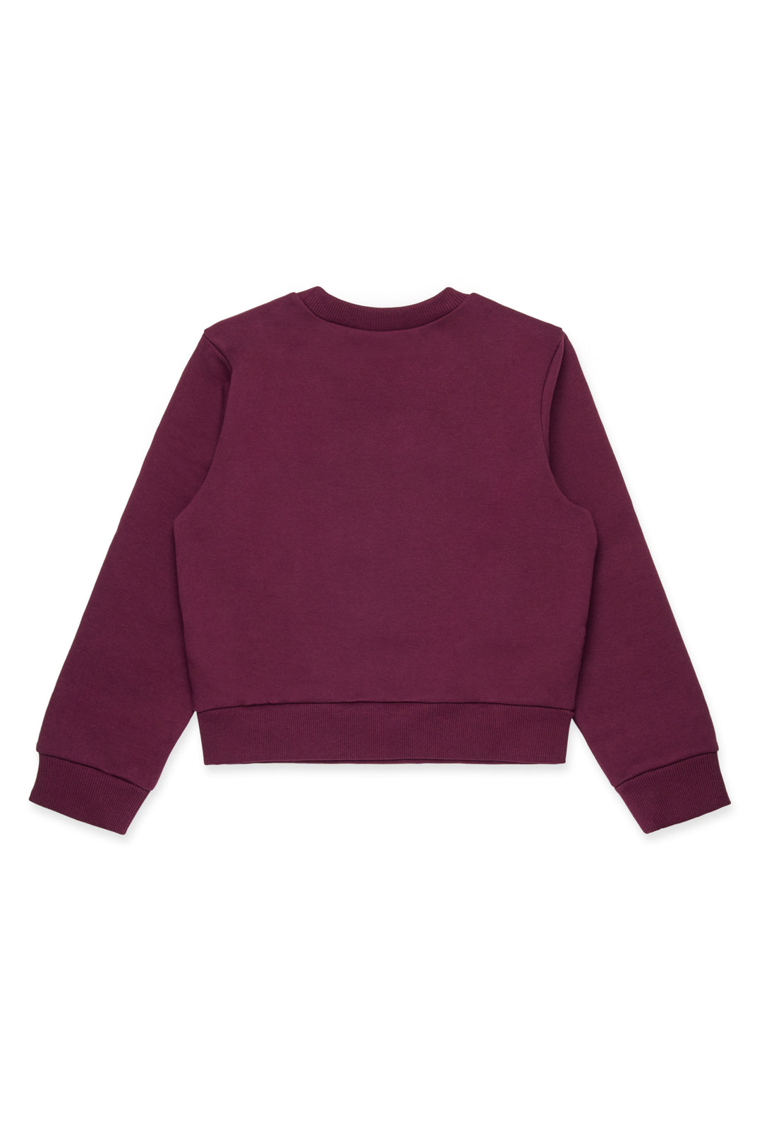 MX0037 MX056-MAXS3F GIRLS SWEATSHIRT W/ SQUARE LOGO-MX40A PLUM BLUE
