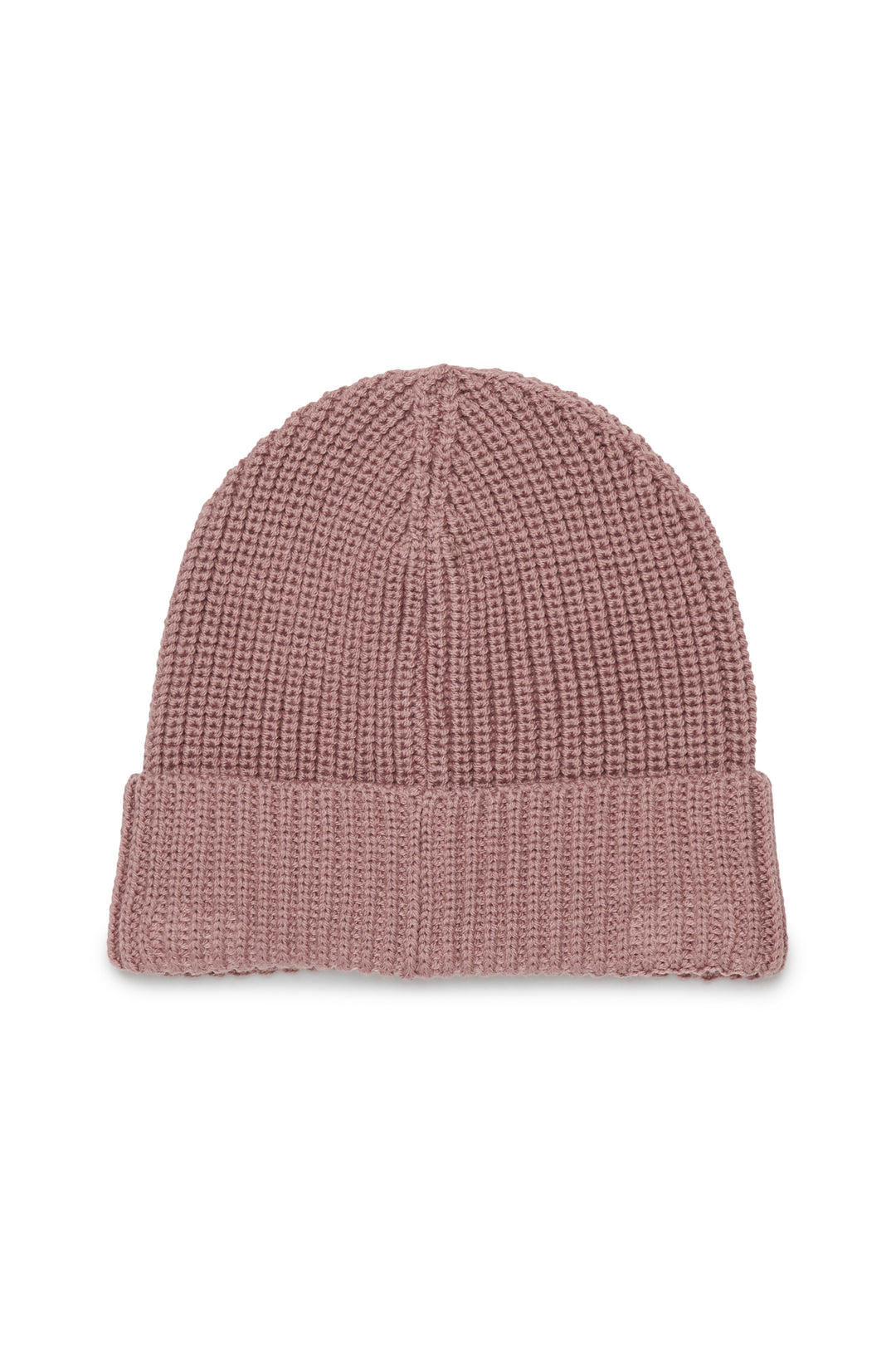 FW26 MX0242 MAUVE MX048 KNIT BEANIE WITH RED LABEL